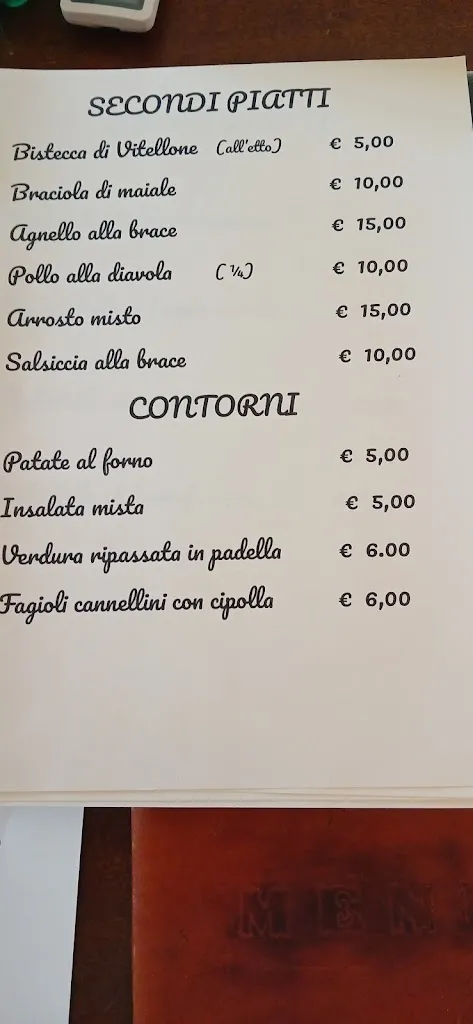 Menu_Ricci Osteria del lago_Bolsena_image_1