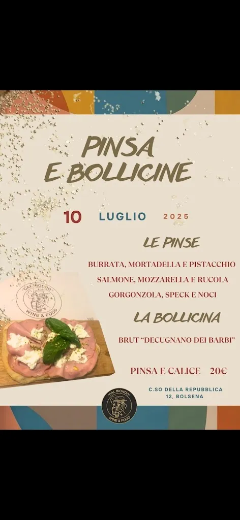 Menu_Dal Biondo Wine and Food_Bolsena_image_1
