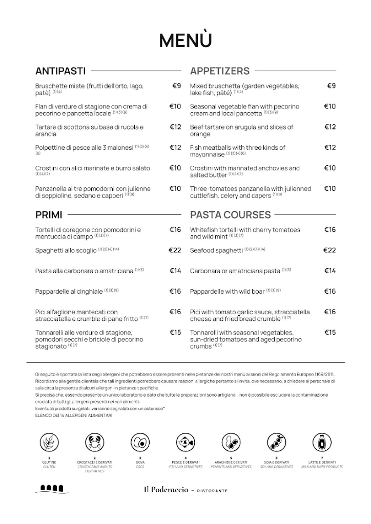 Menu_Il Poderaccio - Ristorante_Bolsena_image_3