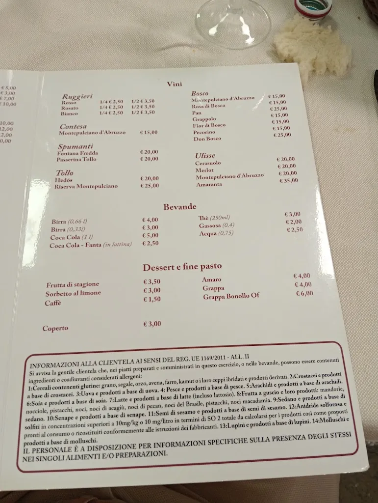 Menu_Ristorante Trattoria Bolsena_Bolsena_immagine_1