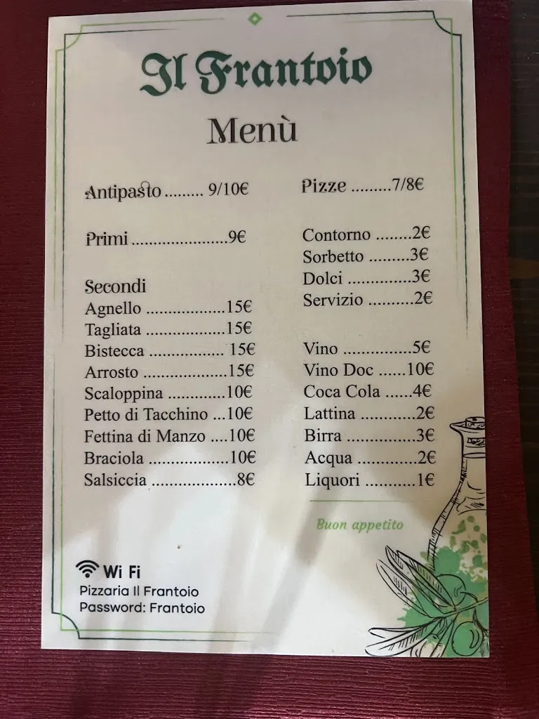 Menu_Il Frantoio_Boville Ernica_image_1