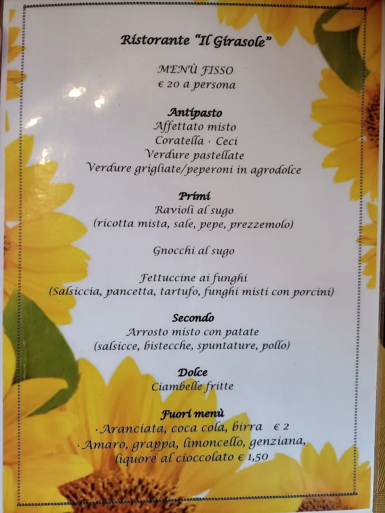 Menu_Ristorante Il Girasole. Tagliacozzo - Poggio Filippo (AQ),-_Tagliacozzo_image_3