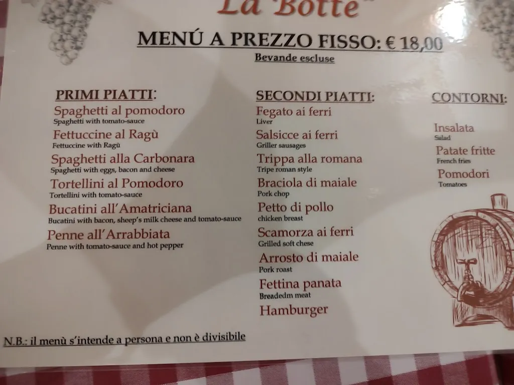 Menu_Trattoria Pizzeria La Botte_Borgo Lotti_image_2