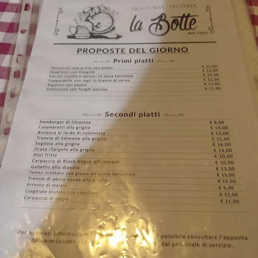 Menu_Trattoria Pizzeria La Botte_Borgo Lotti_image_3