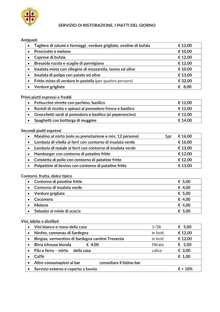 Menu_Agri Cordas e Cannas PISCINA ed Equitazione; RISTORANTE cucina tipica SARDA; location EVENTI cerimonie DIVINO AMORE Roma SUD_Borgo Lotti_image_1