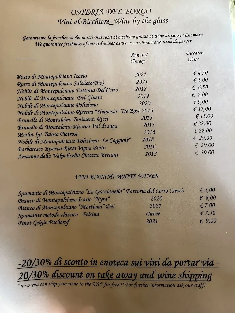 Menu_Osteria del Borgo_Borgo Lotti_image_1