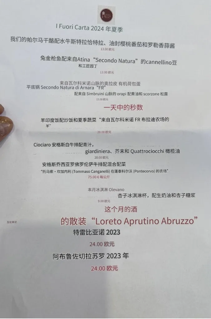 tinica zhang_Il Boscaiolo_Tagliacozzo_Bewertung