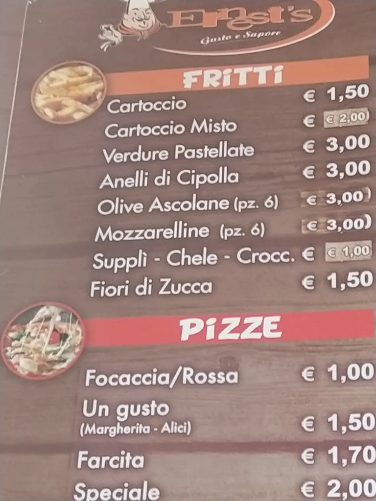 Menu_Ernest's Gusto E Sapore_Avezzano_image_4