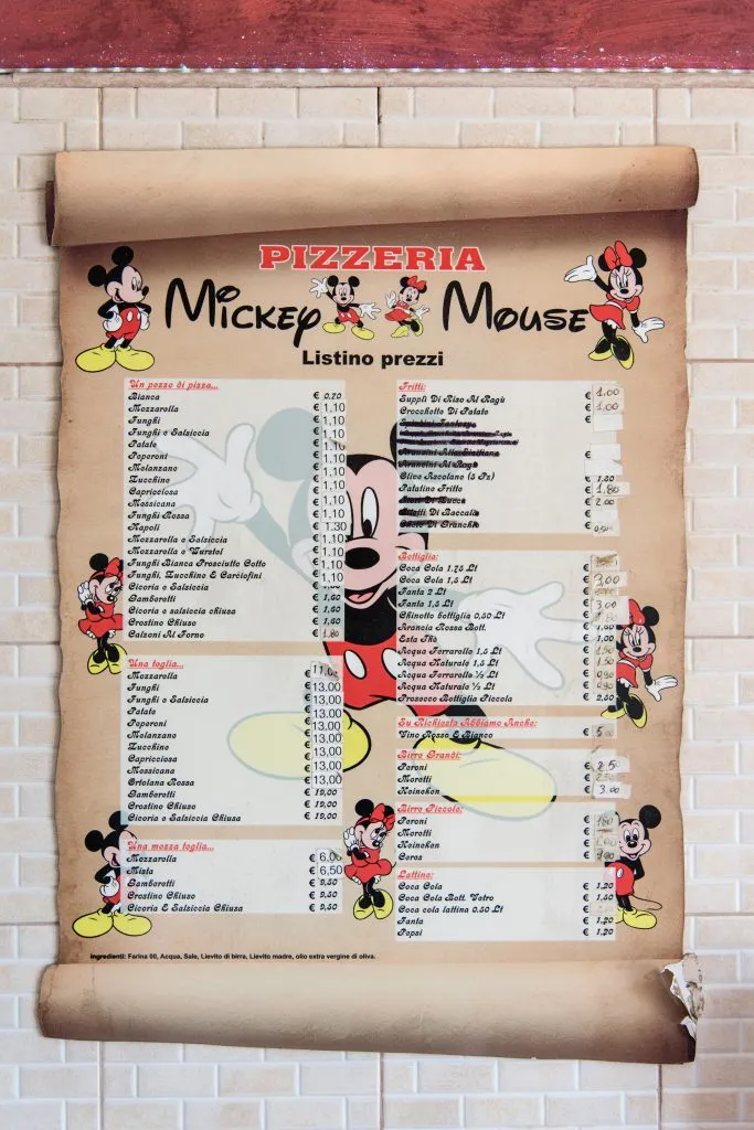 Menu_Pizzeria Mickey Mouse Di Casciani Massimiliano_Campo di Carne_image_2