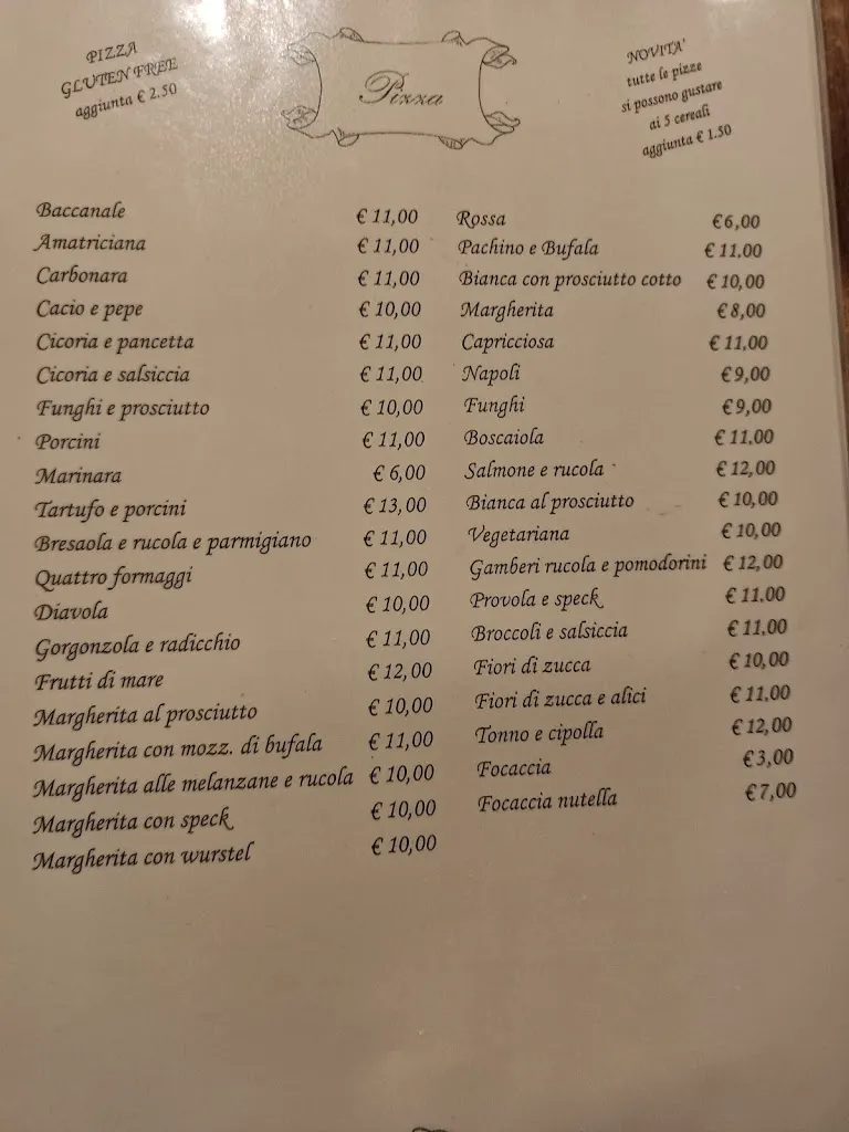 Menu_Ristorante Il Baccanale_Campagnano di Roma_image_1