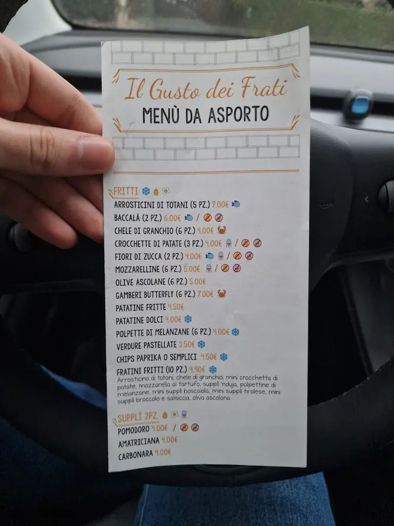 Menu_Pizzeria Il Gusto Dei Frati_Campagnano di Roma_image_1