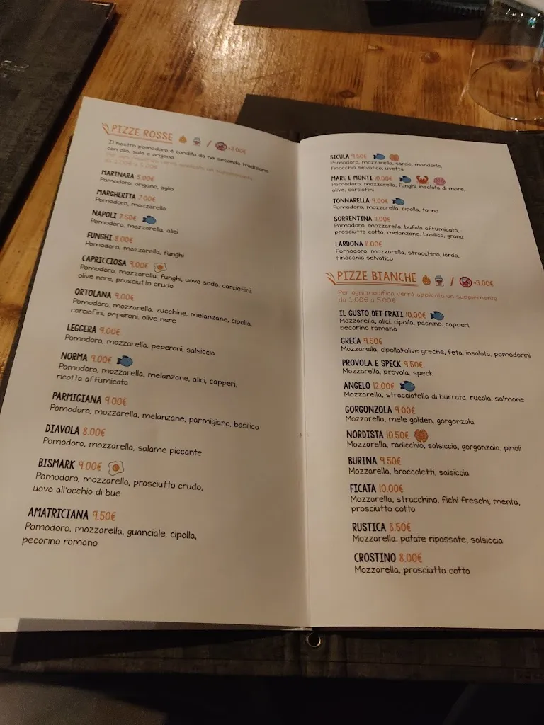 Menu_Pizzeria Il Gusto Dei Frati_Campagnano di Roma_image_2