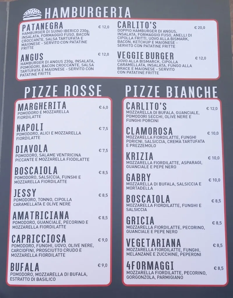 Menu_Carlito s Way BRACERIA-PIZZERIA_Campagnano di Roma_image_1