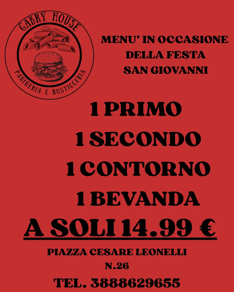 Menu_Gabry house_Campagnano di Roma_image_1