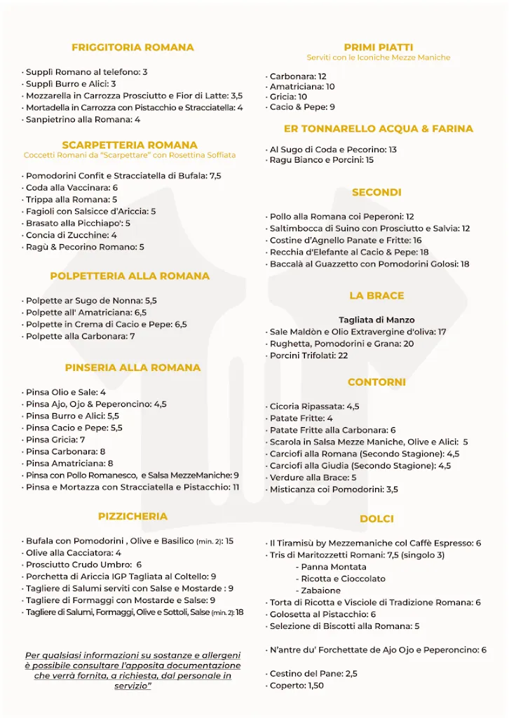 Menu_Mezze Maniche - Osteria_Campo Jemini_image_1
