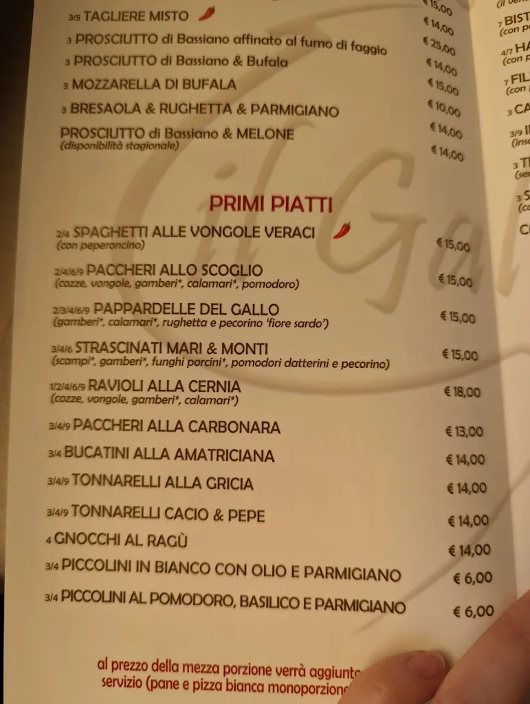 Menu_IL GALLO dal 1963_Campo Jemini_image_3