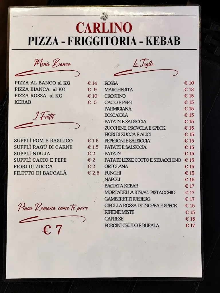 Menu_Carlino Pizzeria - Friggitoria - Kebab_Campo Jemini_image_2