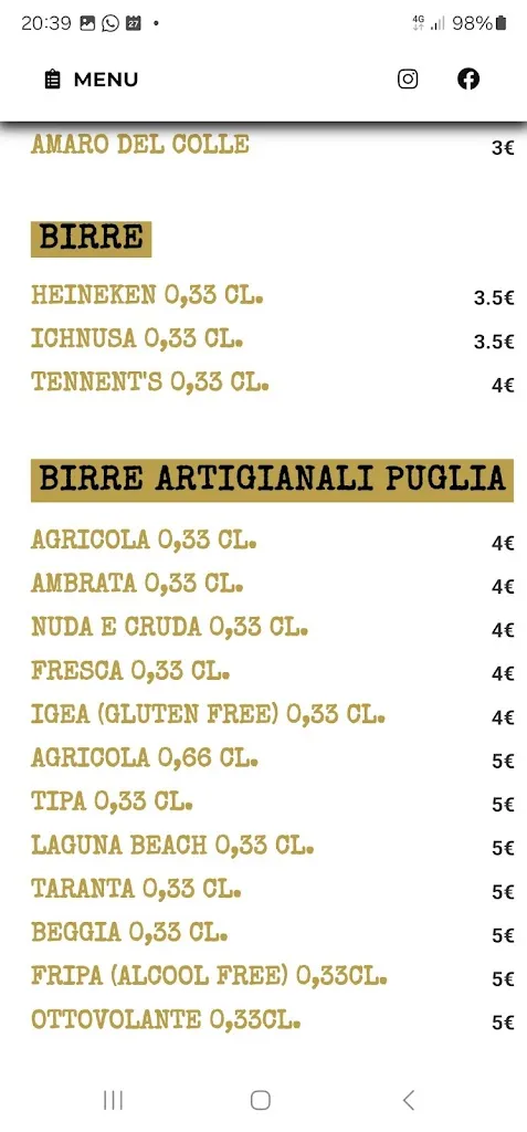 Menu_Bistrot SCIAMANINN_Bracciano_immagine_1