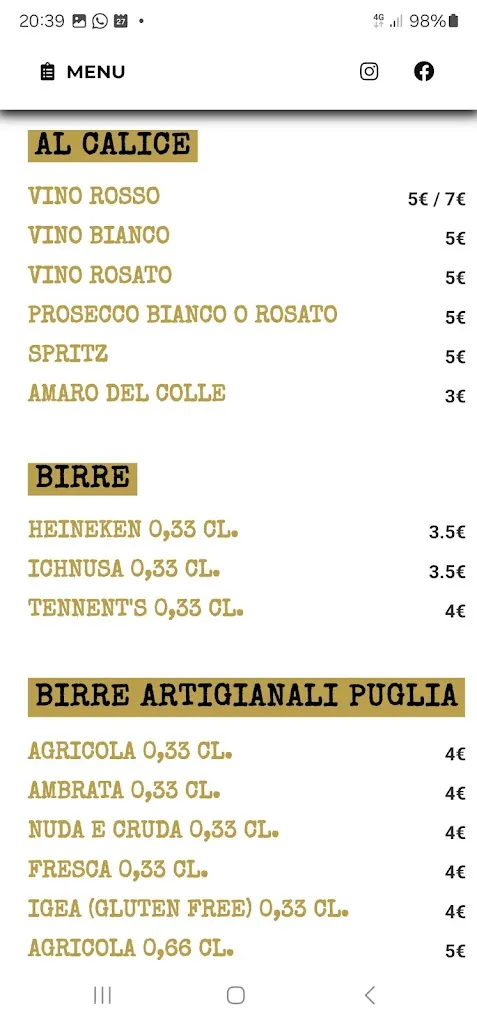 Menu_Bistrot SCIAMANINN_Bracciano_immagine_2