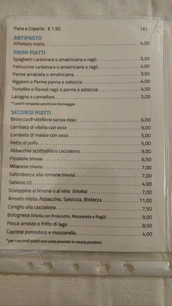 Menu_Trattoria Da Regina_Bracciano_image_1