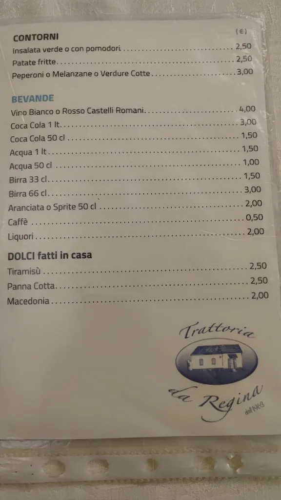 Menu_Trattoria Da Regina_Bracciano_image_2