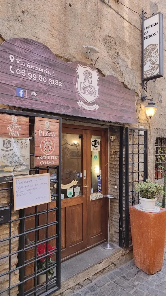 Osteria da Nerone restaurant in Bracciano