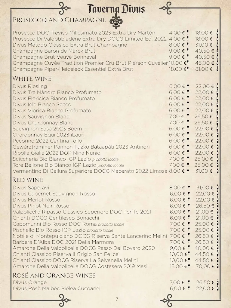 Menu_Taverna Divus - Granducato di Bracciano_Bracciano_immagine_1