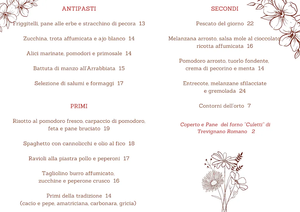 Menu_Vigna Caio Restaurant_Bracciano_image_2