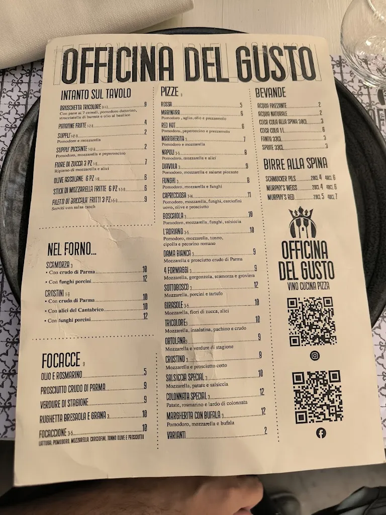 Menu_Officina del Gusto Vino Cucina Pizza_Bracciano_image_4