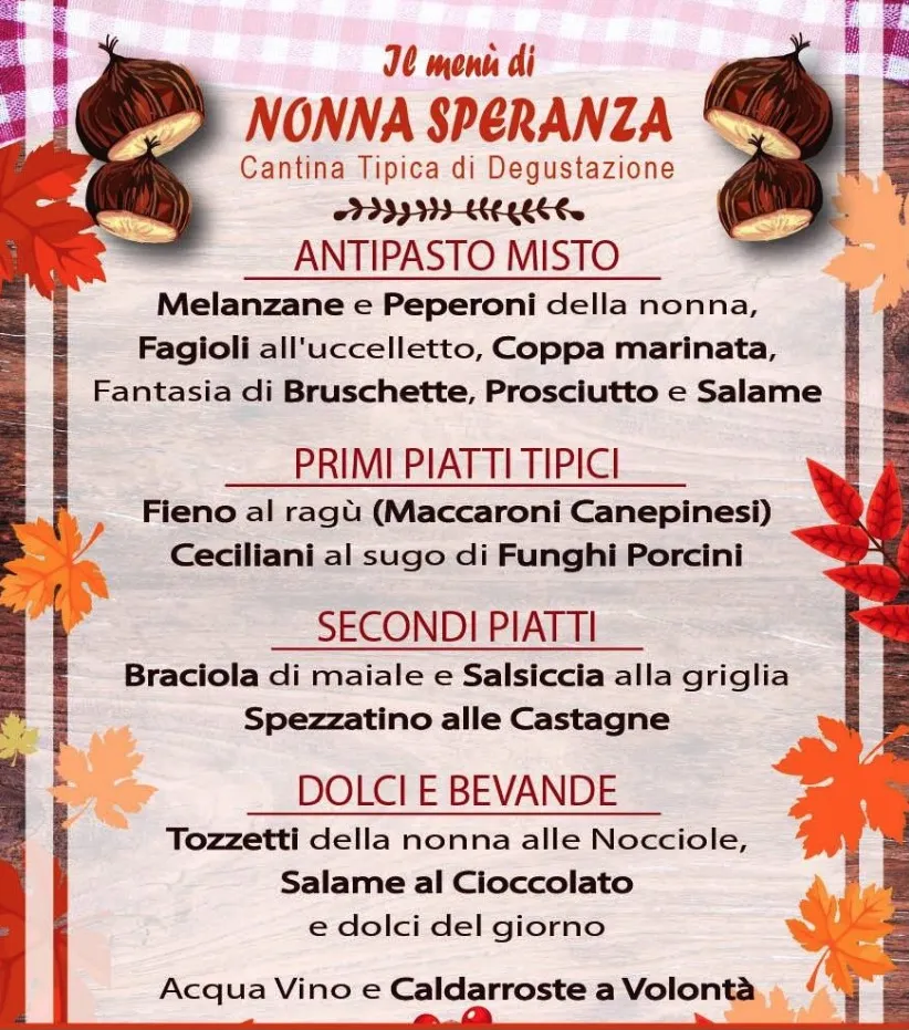 Menu_E Zzapori da Nonna Speranza Cantina tipica Canepinese_Canepina_image_1