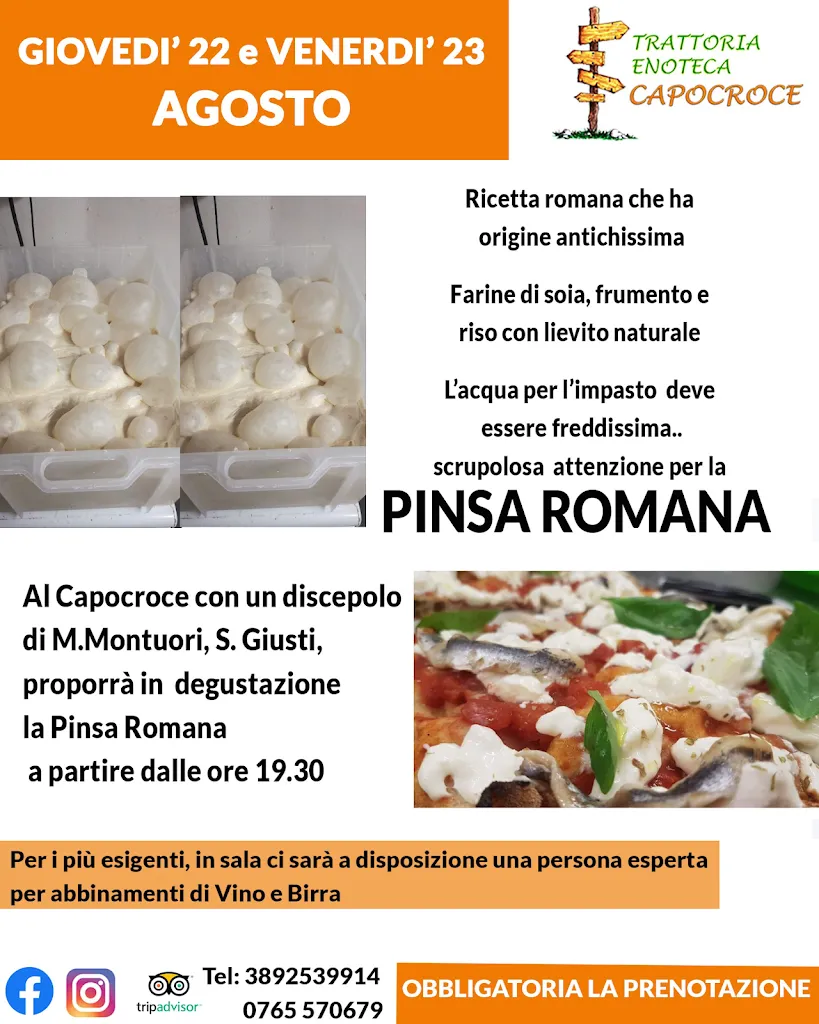 Menu_Trattoria Pizzeria Capocroce_Cantalupo in Sabina_image_2