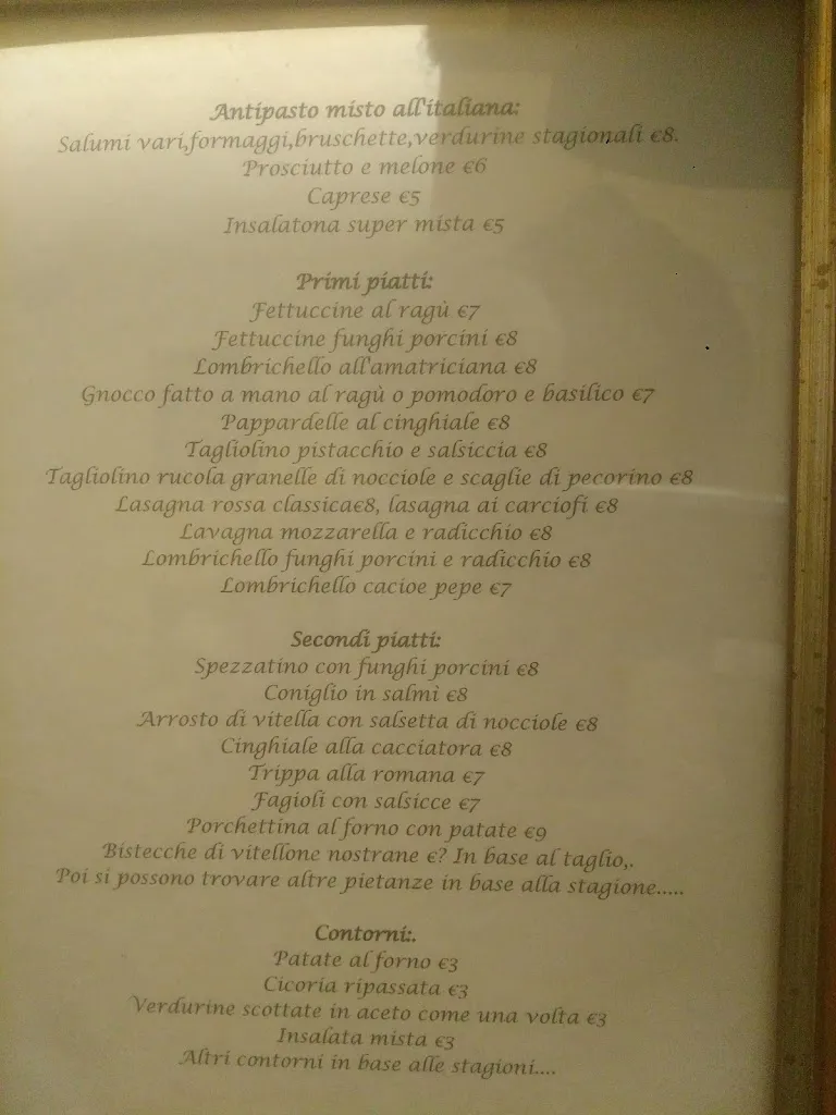 Menu_Trattoria Da Ciucci Capranica_Capranica_image_4