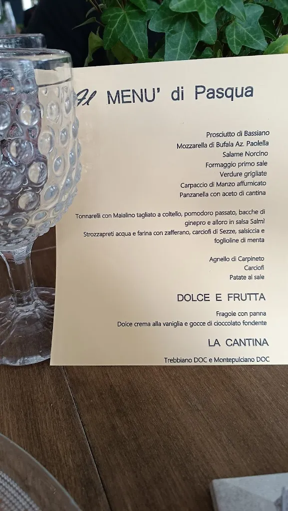 Menu_Tenuta Quattro Fratelli - Ristorante Carpineto Romano_Carpineto Romano_image_1