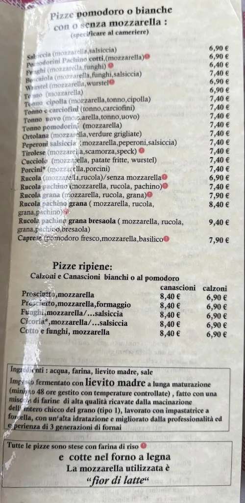 Menu_Pizzeria Feoli di Battisti Enrico_Carpineto Romano_image_2
