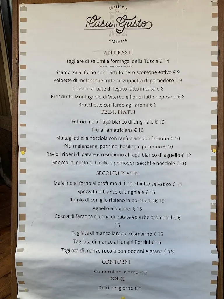 Menu_Hostaria della Rosa Trattoria_Caprarola_image_1