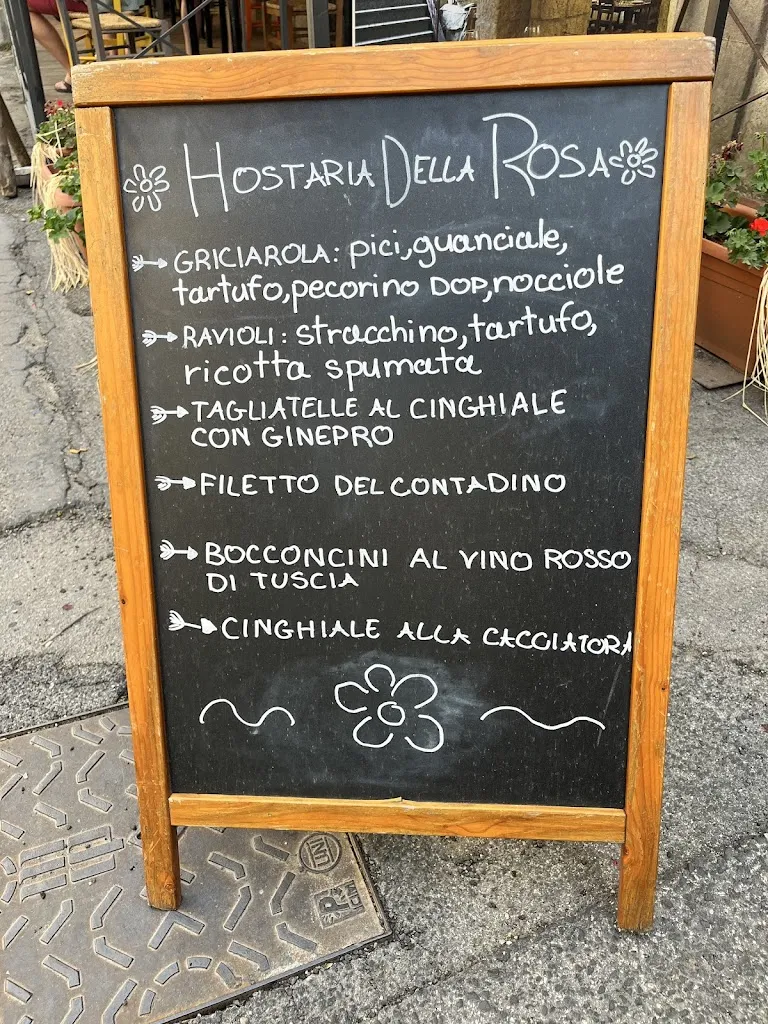 Menu_Hostaria della Rosa Trattoria_Caprarola_image_3