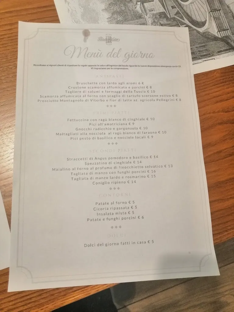 Menu_La Casa del Gusto di Cenci Riccardo_Caprarola_image_4