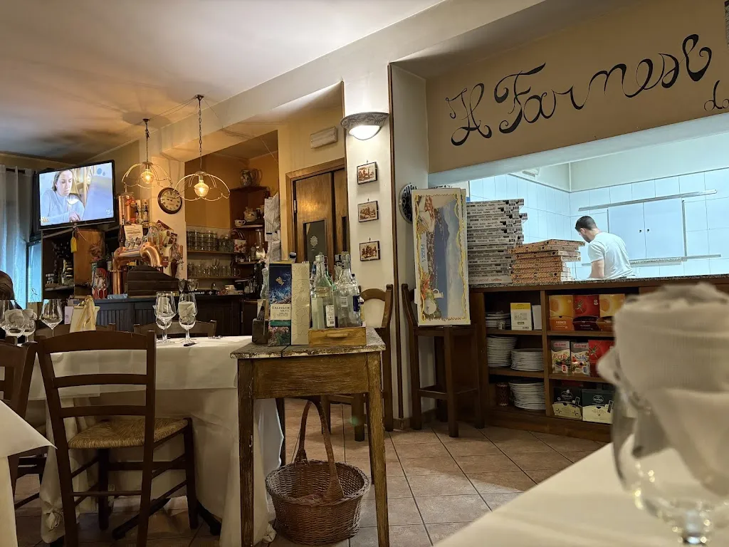 Il Farnese restaurant in Caprarola