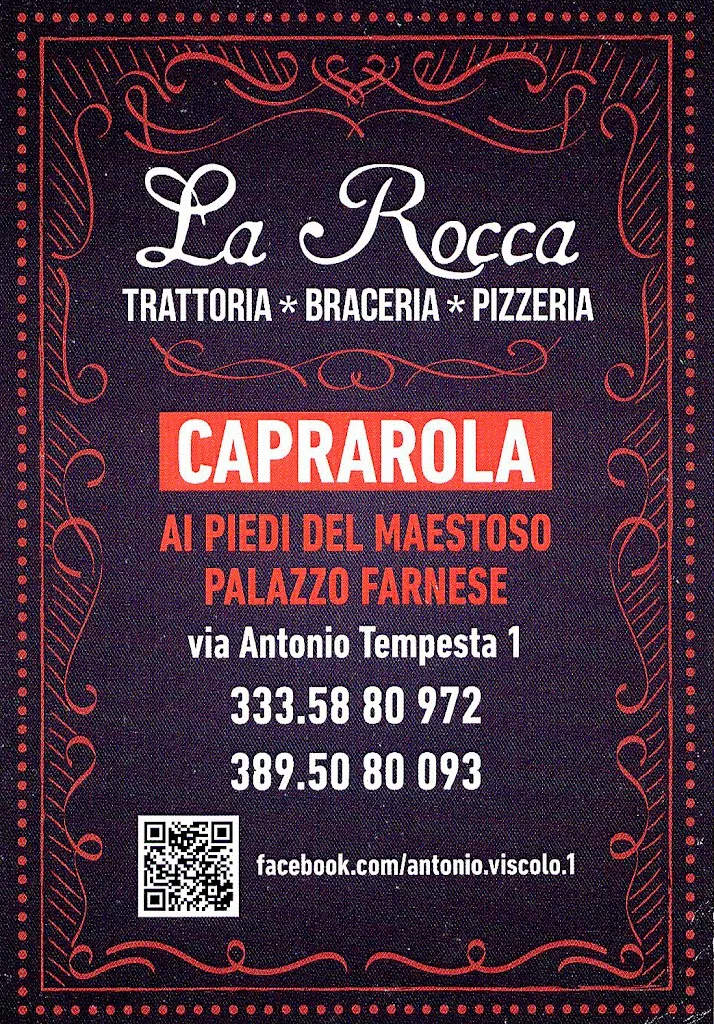 Menu_Trattoria Pizzeria La Rocca_Caprarola_image_1