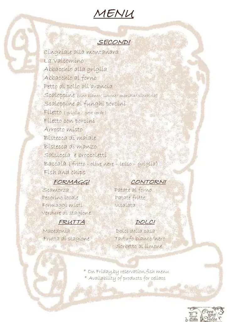 Menu_C'ERA UNA VOLTA ristorante_Casalattico_image_3