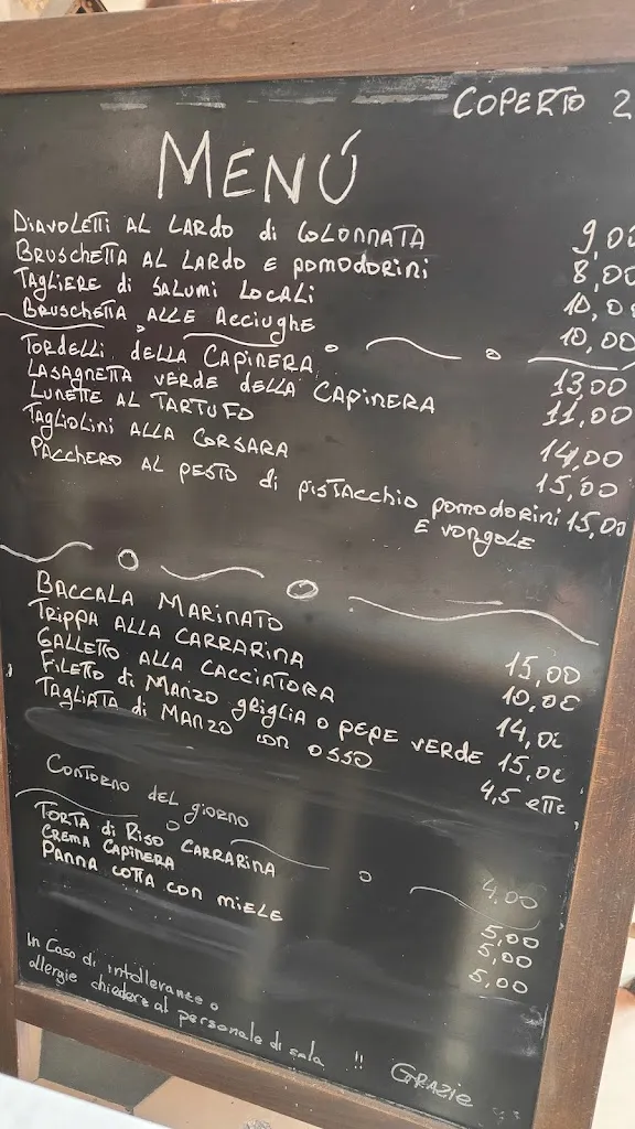 Kristiina Vuolukka_Osteria La Capinera_Carrara-Pontenuovo_recensione