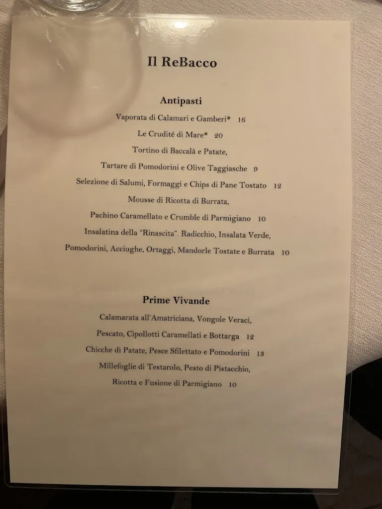 Menü_Il ReBacco_Carrara-Pontenuovo_Bild_2