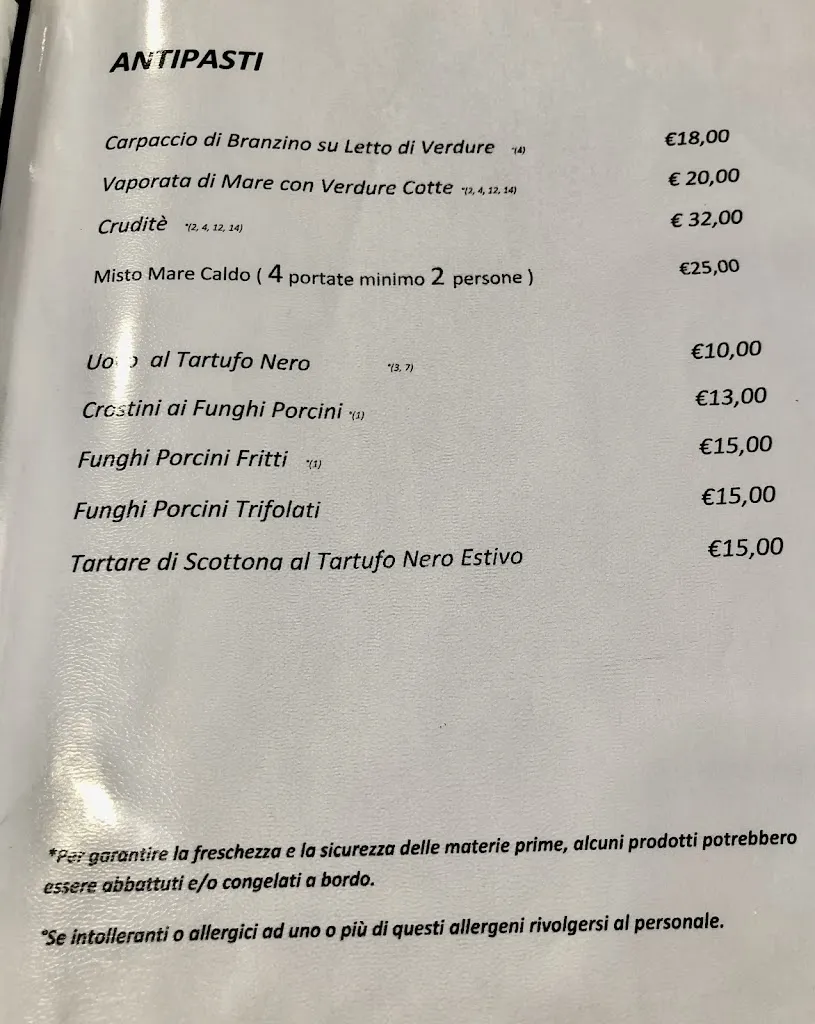 Menu_Restaurant La Tavernetta_Carrara-Pontenuovo_immagine_1