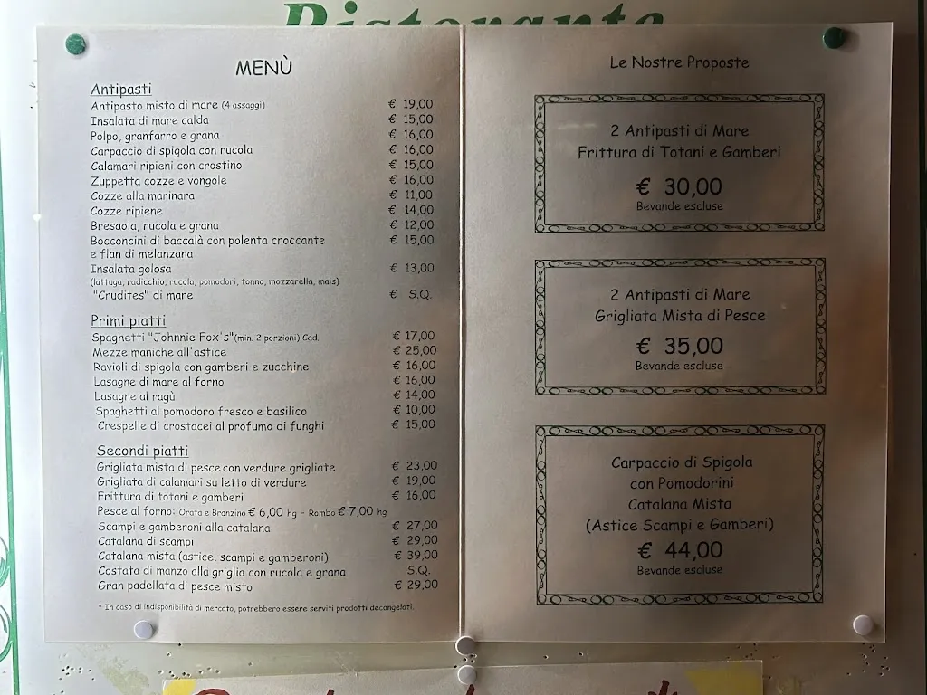 Menu_Johnnie Fox's Marina di Carrara_Carrara-Pontenuovo_immagine_1
