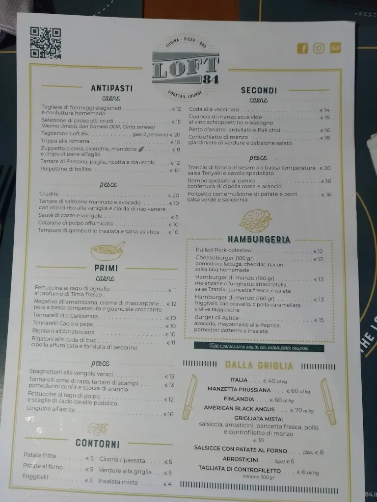 Menu_Loft84 Casal Palocco_Casal Palocco_image_2