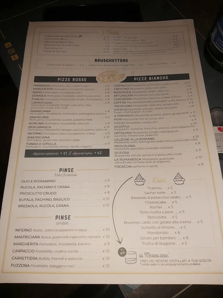 Menu_Loft84 Casal Palocco_Casal Palocco_image_3