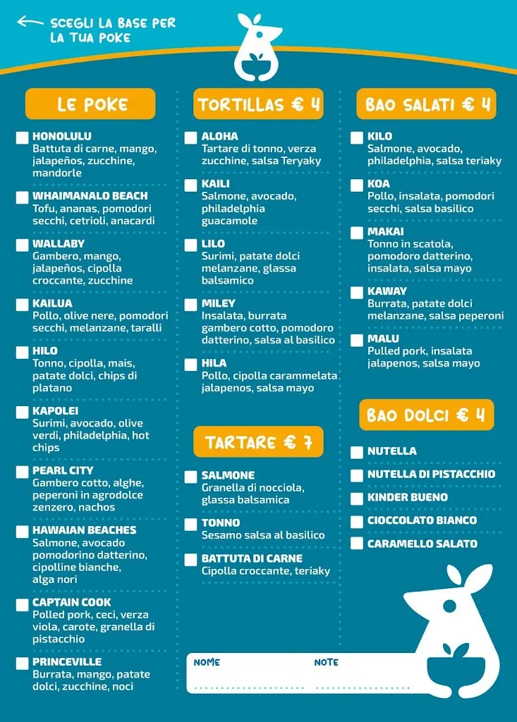 Menu_Wallaby poke & piadineria - Casal Palocco_Casal Palocco_image_1