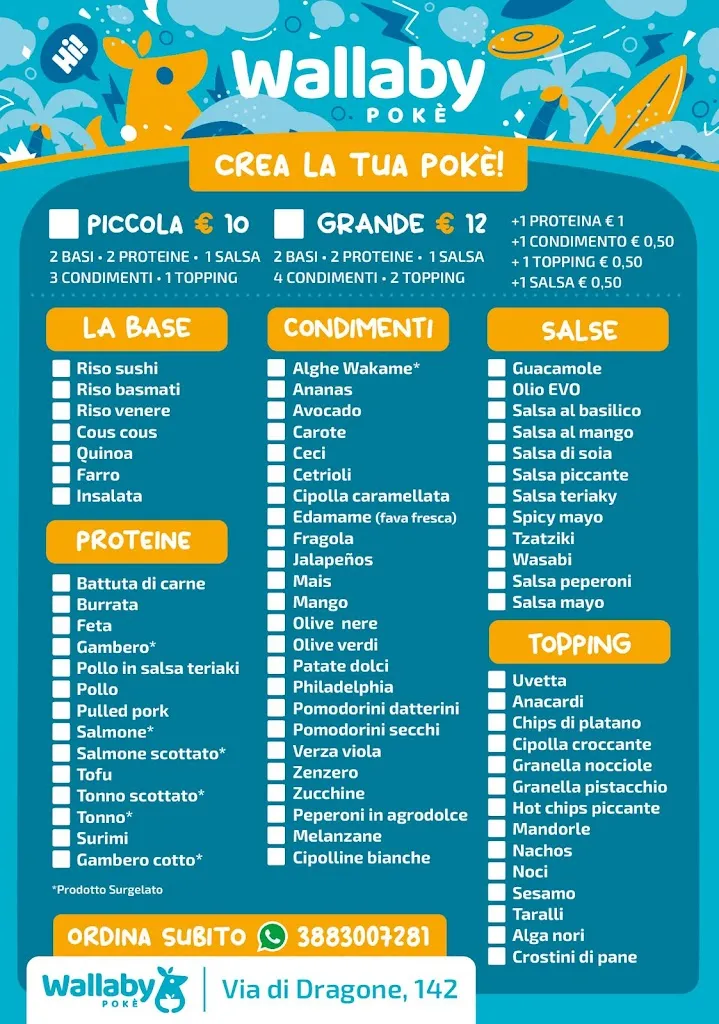 Menu_Wallaby poke & piadineria - Casal Palocco_Casal Palocco_image_2