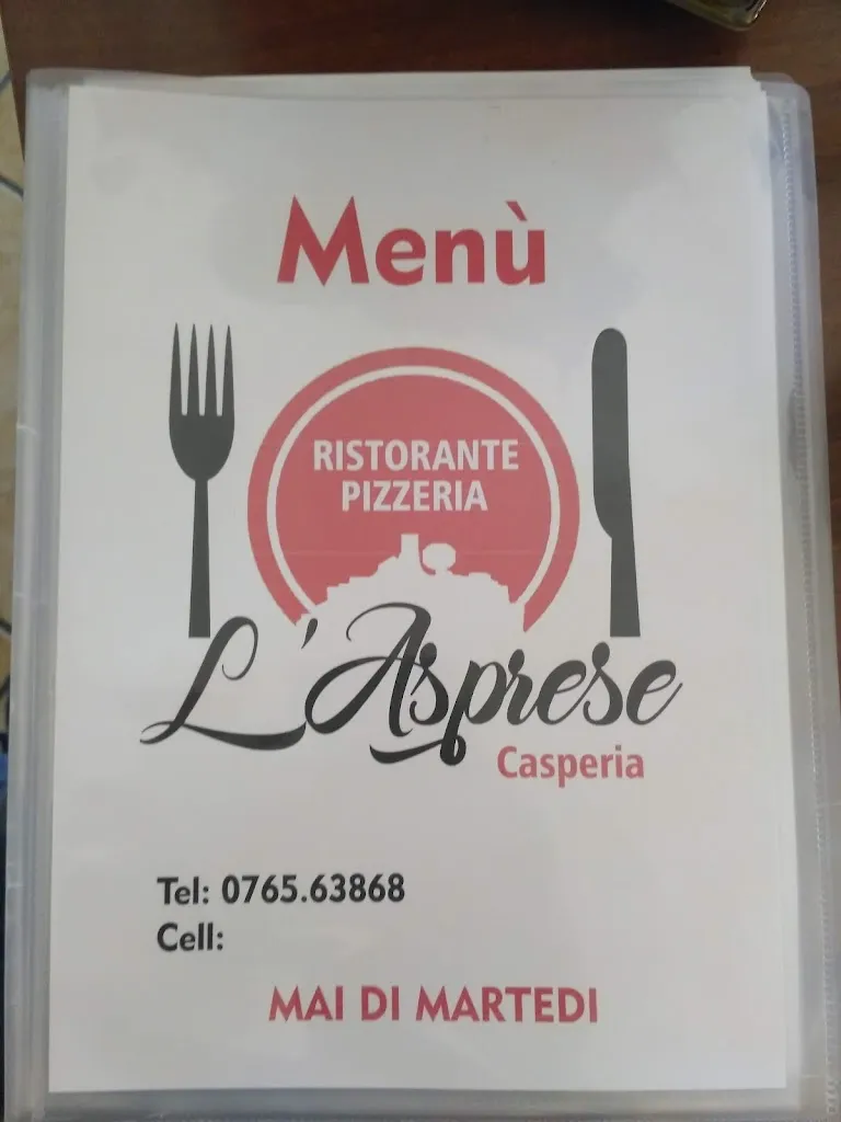 Menu_Ristorante Pizzeria L'Asprese_Casperia_image_1