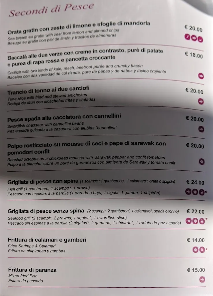 Menu_Mamaflò restaurant_Castel Fusano_image_3